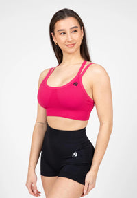 Gorilla Wear Whitney Seamless Sports Bra - Pink