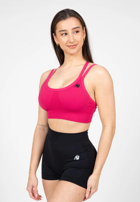Gorilla Wear Whitney Seamless Sports Bra - Pink