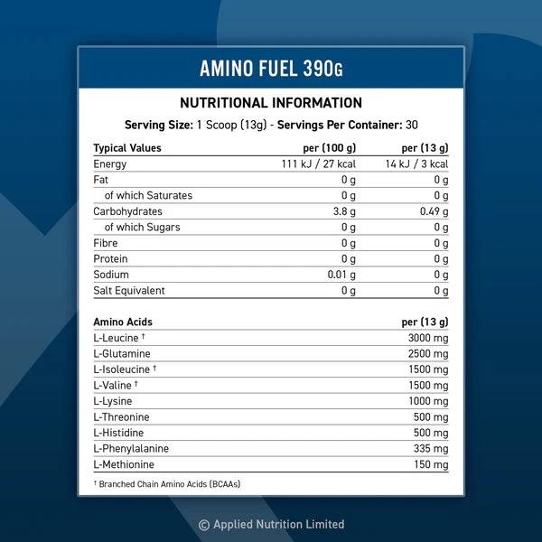 Applied Nutrition Amino Fuel EAA - Icy Blue Raz
