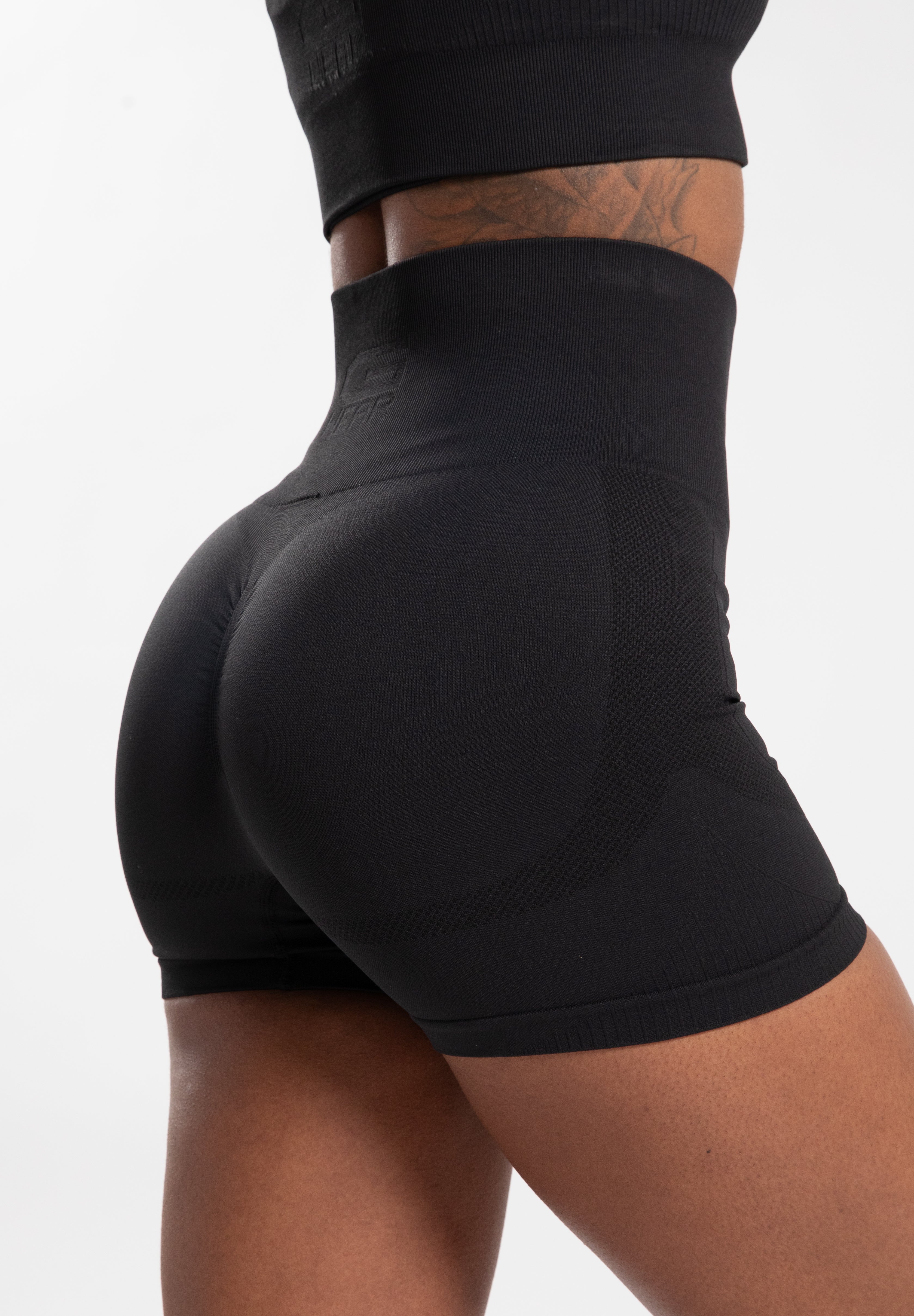 Gorilla Wear Olivia Seamless Shorts - Schwarz