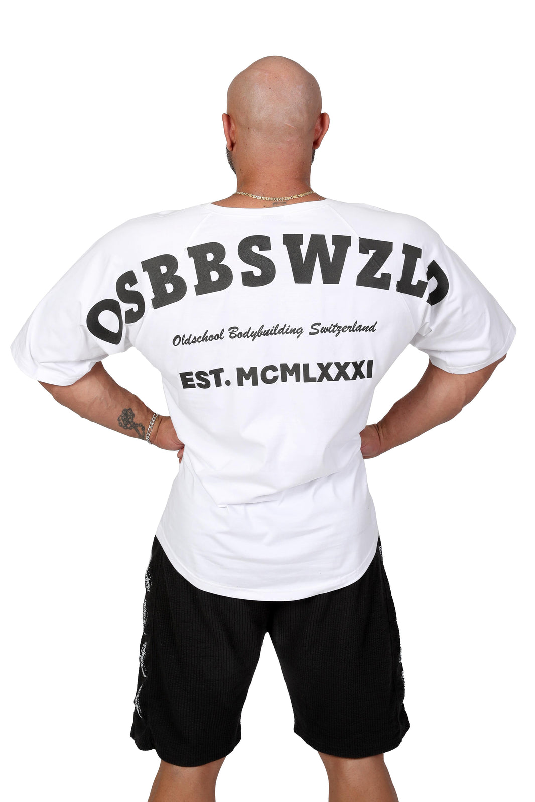 Oldschool Bodybuilding Switzerland Fanadix Summer Oversize Tee - Weiss