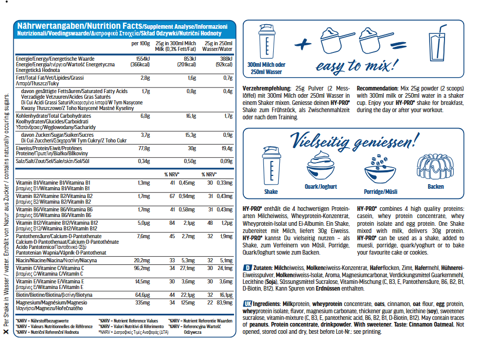 All Stars HY-PRO 400g
