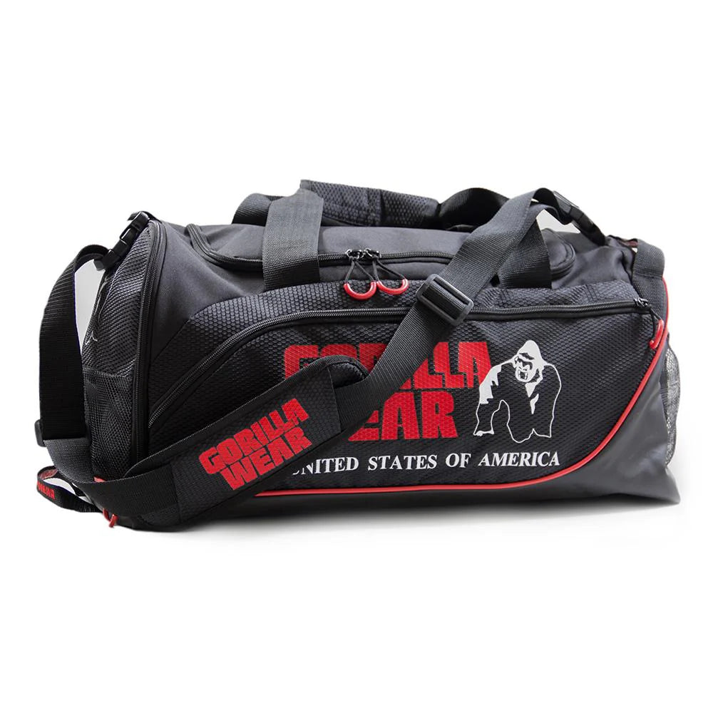 Gorilla Wear Jerome Gym Bag - Schwarz/Rot