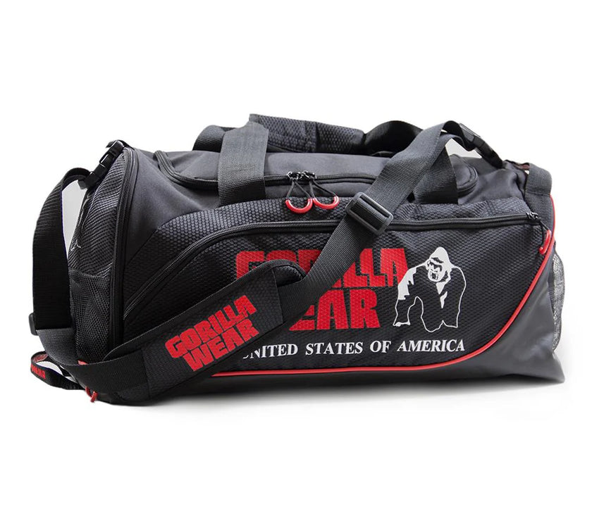 Gorilla Wear Jerome Gym Bag - Schwarz/Rot