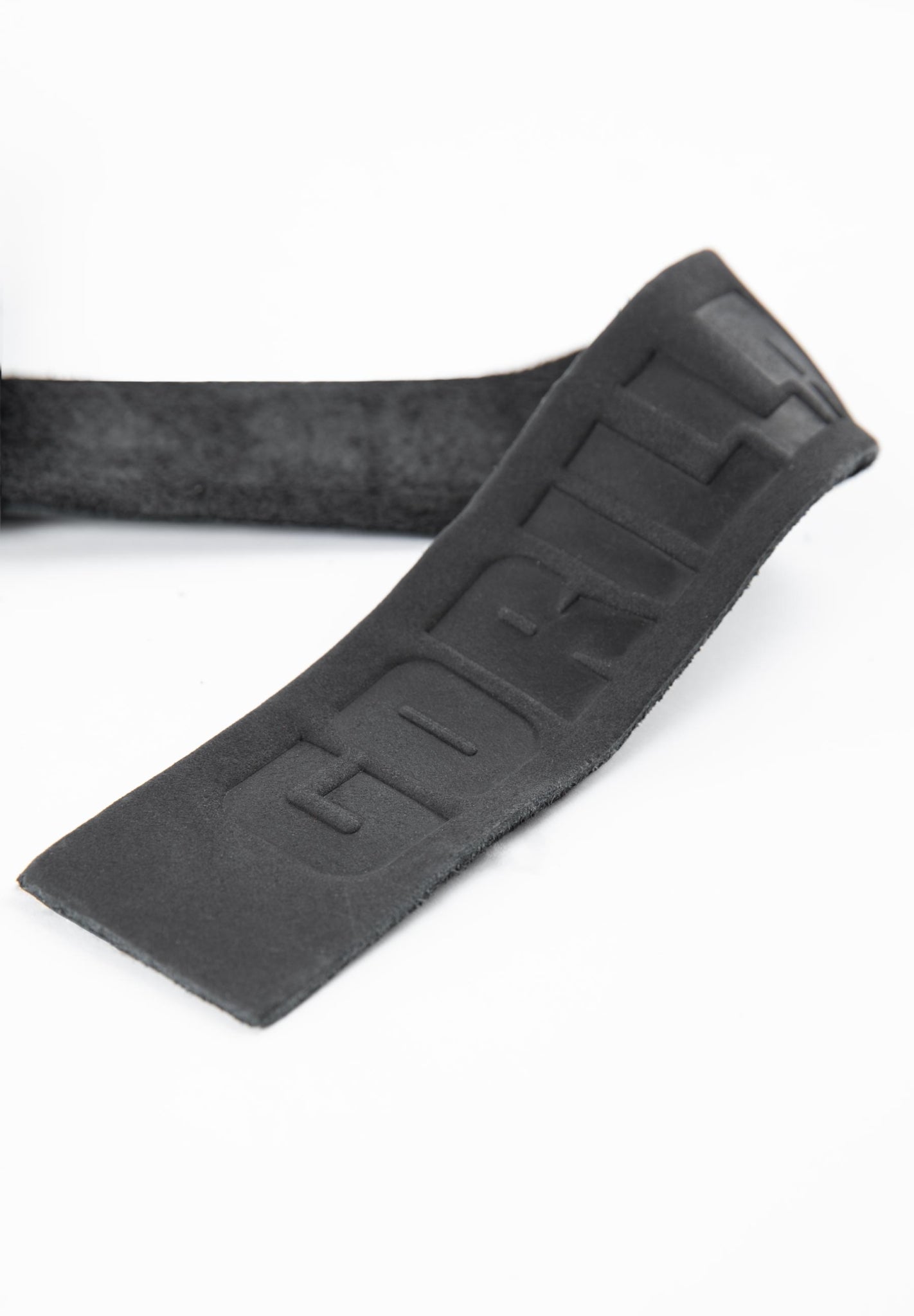 Gorilla Wear Leather Lifting Straps - Schwarz