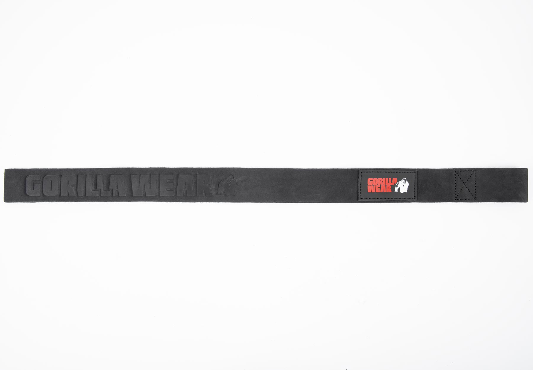 Gorilla Wear Leather Lifting Straps - Schwarz