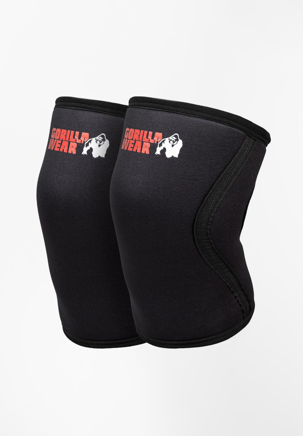 Gorilla Wear 7mm Knee Sleeves - Schwarz