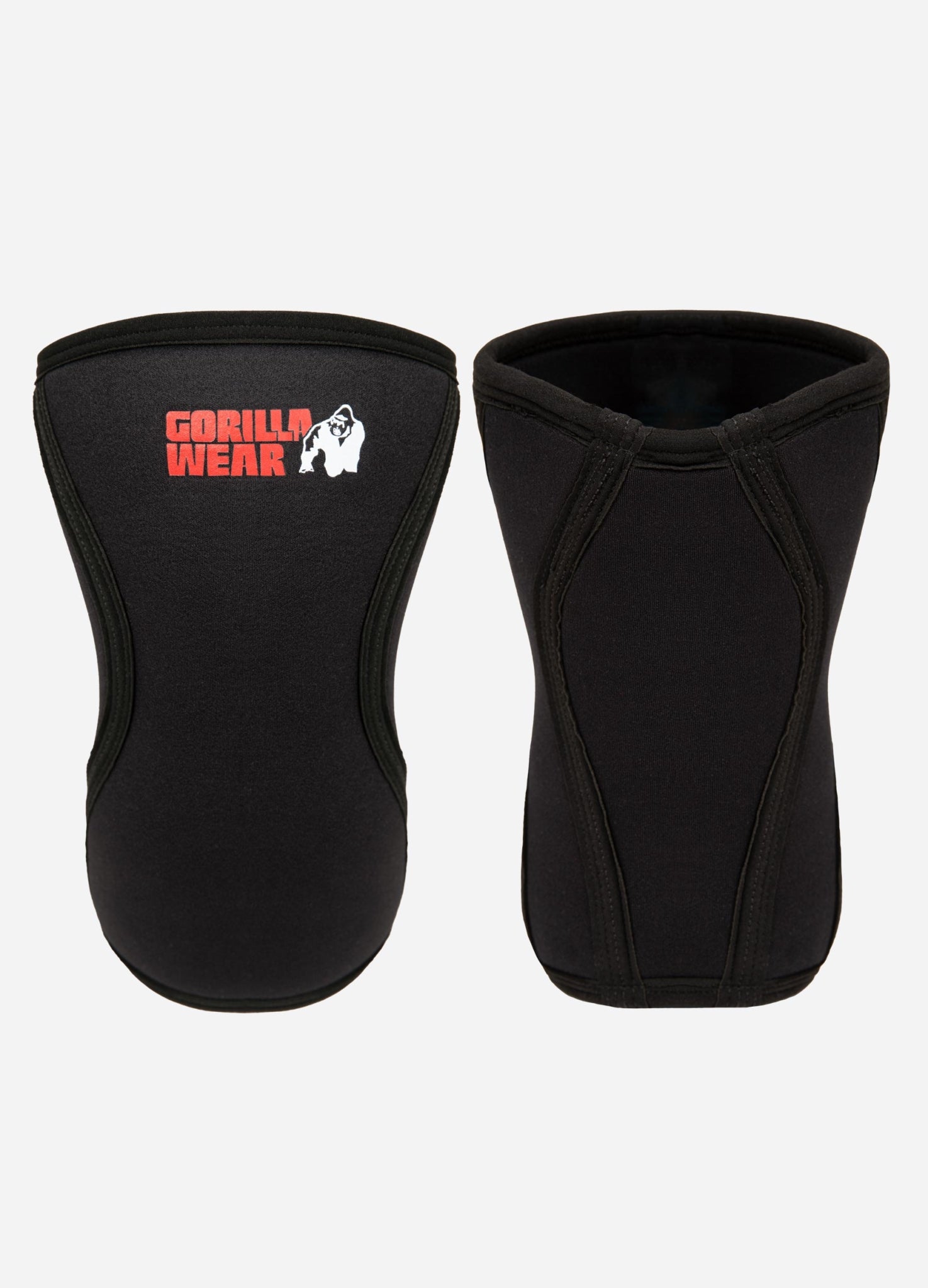 Gorilla Wear 7mm Knee Sleeves - Schwarz