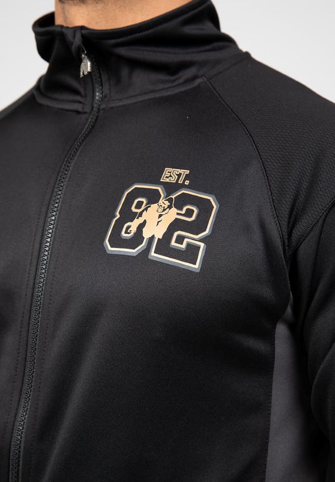 Gorilla Wear Devon Trainigsjacke - Schwarz/Grau