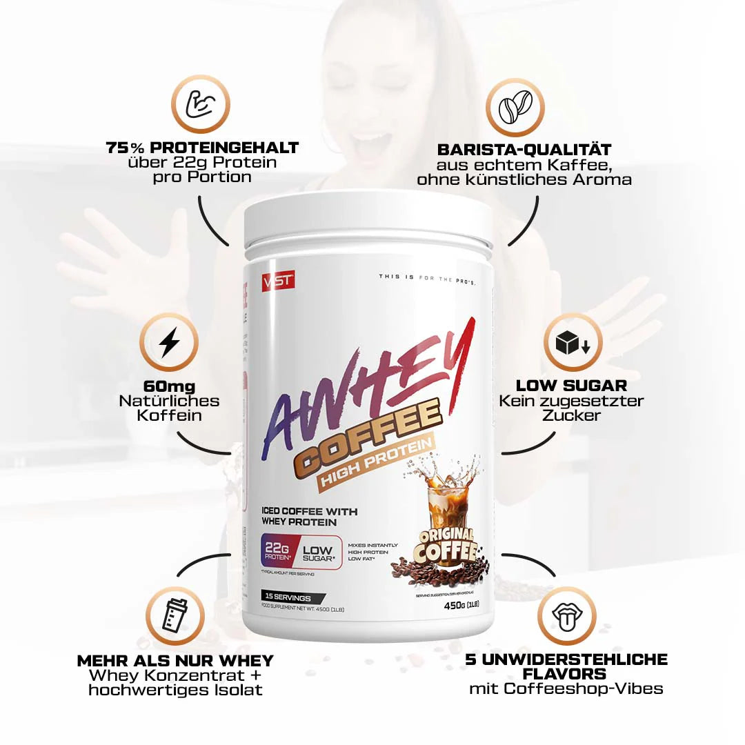 VAST Awhey Coffee High Protein - 450g