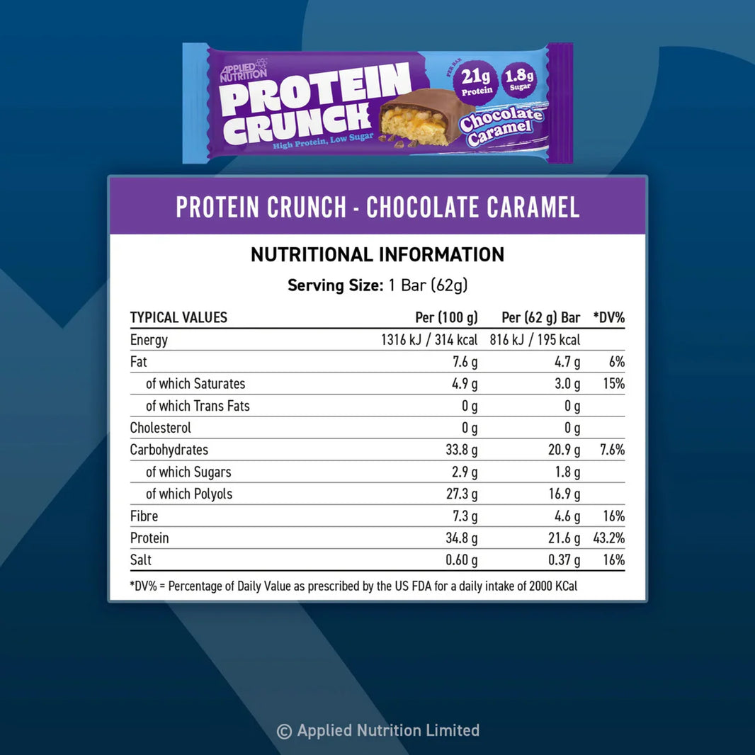 Applied Nutrition Protein Crunch Bar - 62g