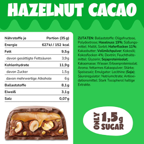 Ahead Schokoriegel Hazelnut Cacao