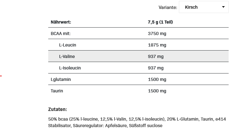 All Nutrition BCAA MAX Support - 500g
