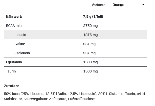 All Nutrition BCAA MAX Support - 500g