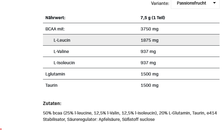 All Nutrition BCAA MAX Support - 500g
