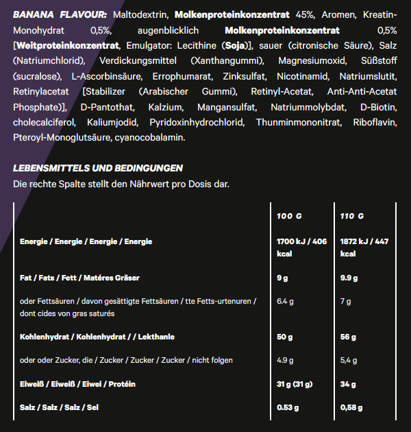 Empose Nutrition Lean Gainer 2750g