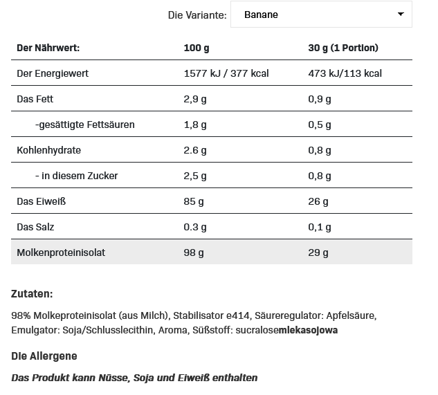 All Nutrition Isolate Protein 908g