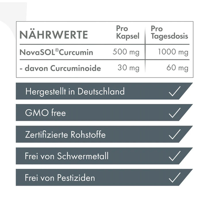 ZNT Nutrition NovaSOL Curcumin - 60 Kapseln