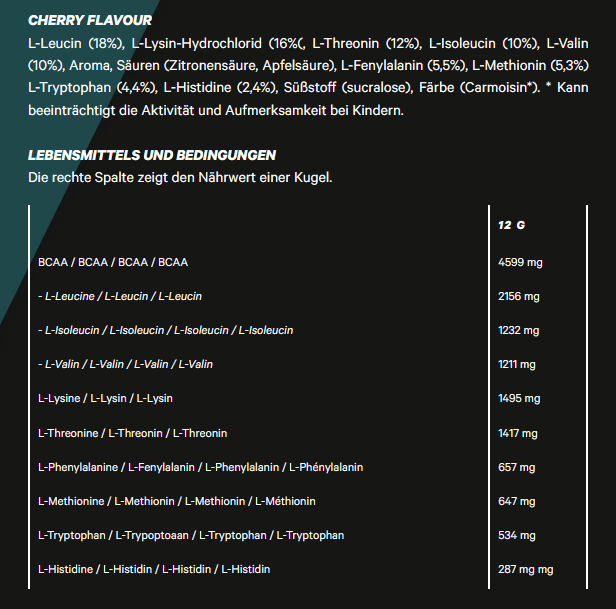 Empose Nutrition EAA 360g