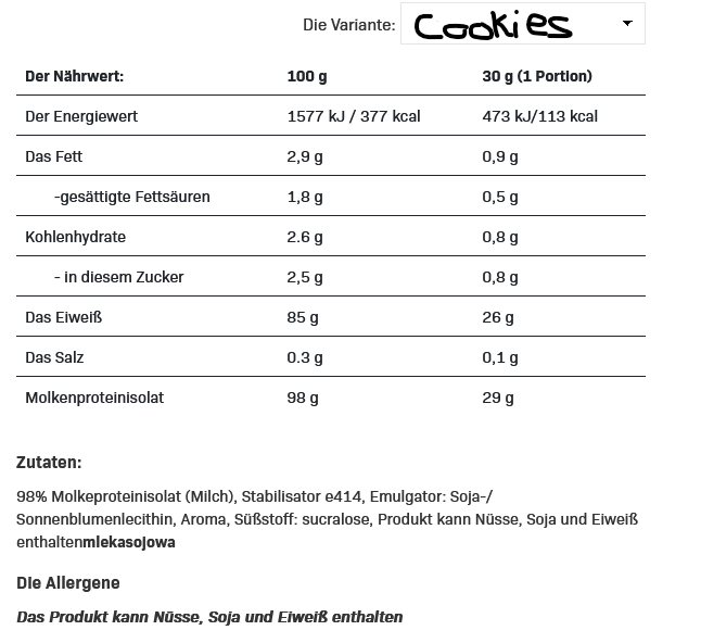All Nutrition Isolate Protein - 2Kg