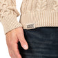 Wrong Friends Corby Zopfmusterpullover - Beige