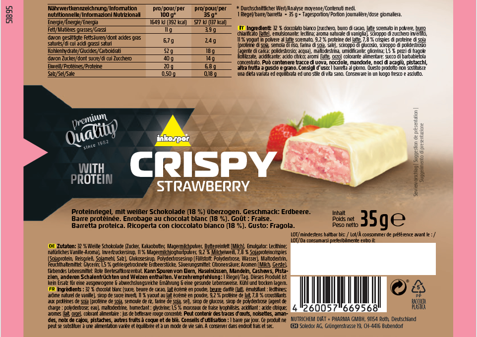 Inkospor Crispy Strawberry