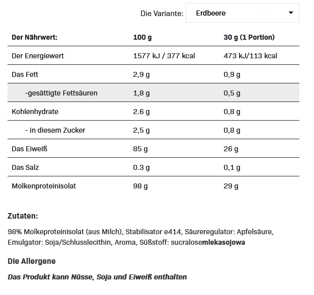 All Nutrition Isolate Protein - 2Kg