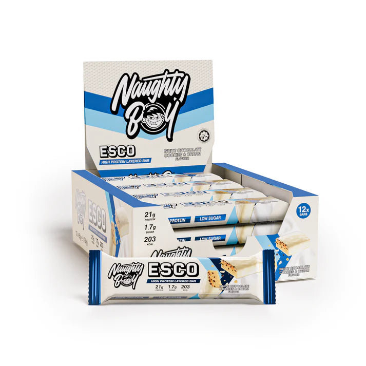 Naughty Boy ESCO Bar - White Chocolate Cookies&Cream