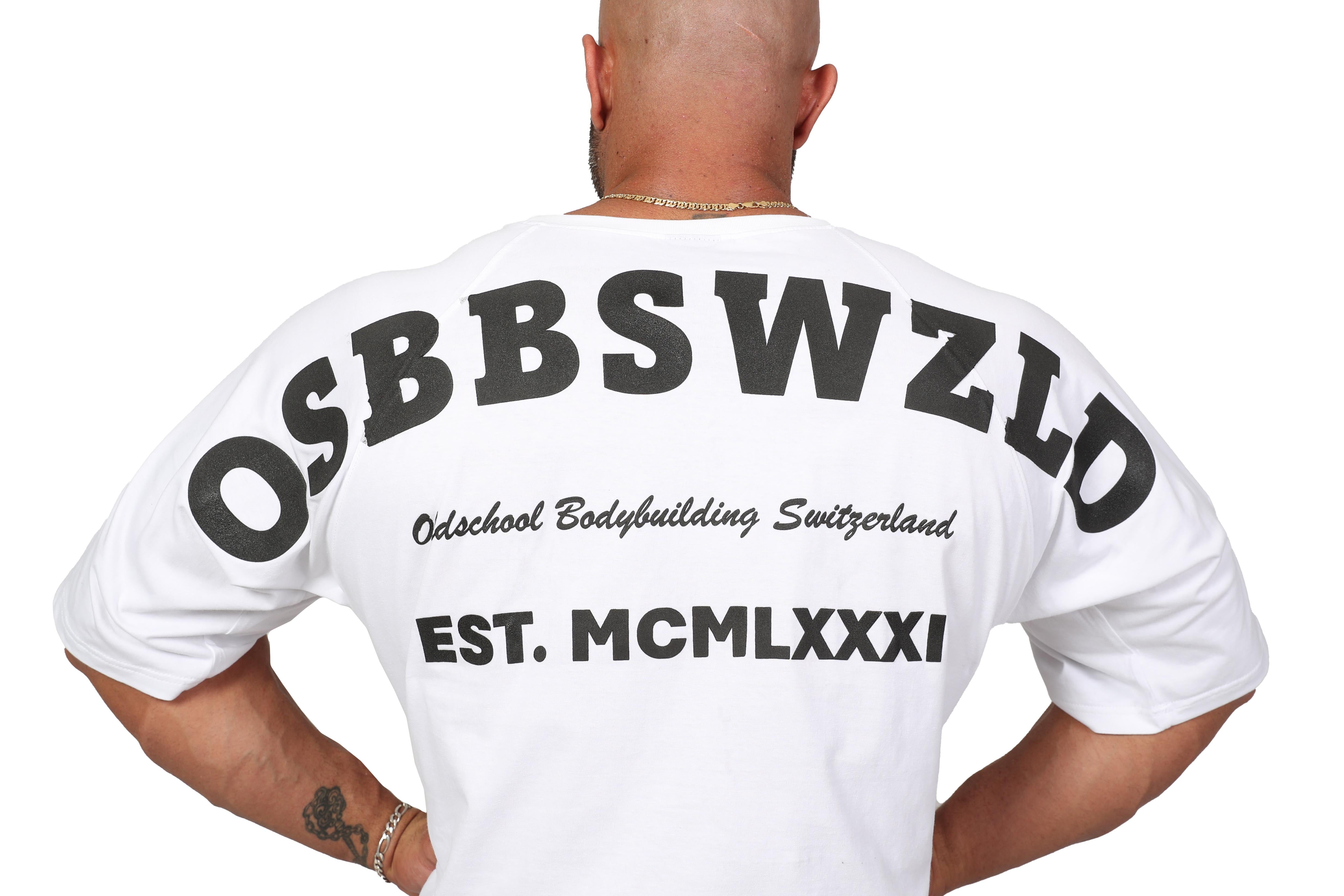 Oldschool Bodybuilding Switzerland Fanadix Summer Oversize Tee - Weiss