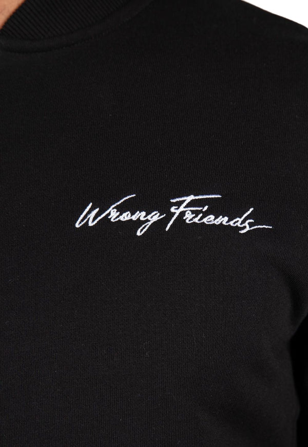 Wrong Friends Granada Full Zip Sweatshirt - Schwarz