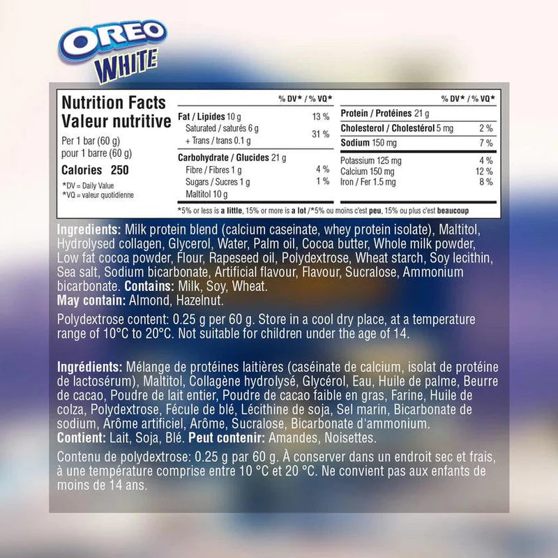 Grenade Carb Killa Protein Riegel - Oreo White