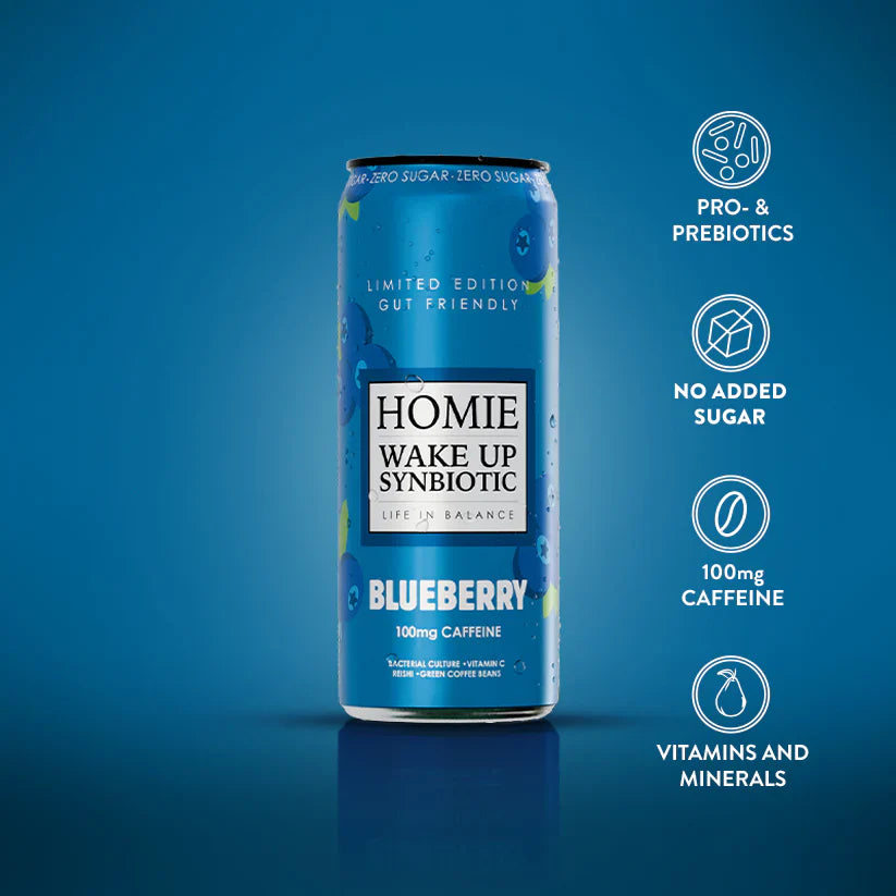 Homie Wake Up Synbiotic - Blueberry
