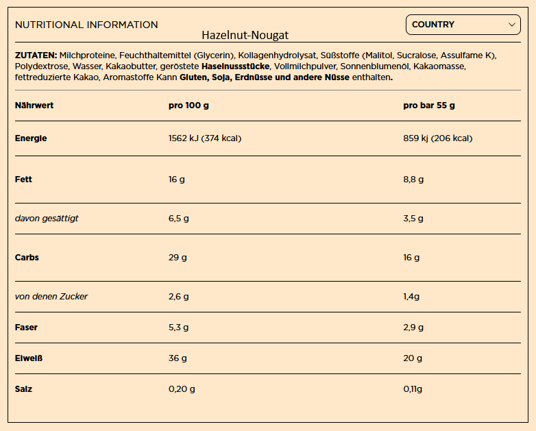 Barebells Protein Bar 55g
