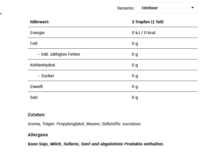 Allnutrition Flav Drops