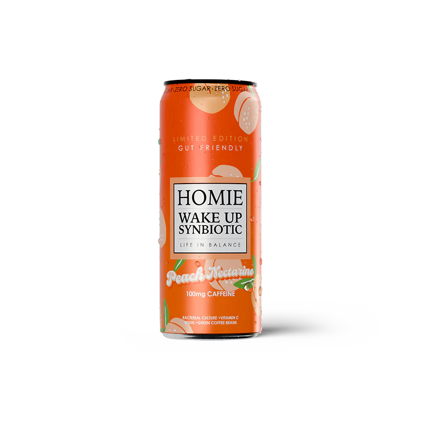 Homie Wake Up Synbiotic - Peach Nectarine