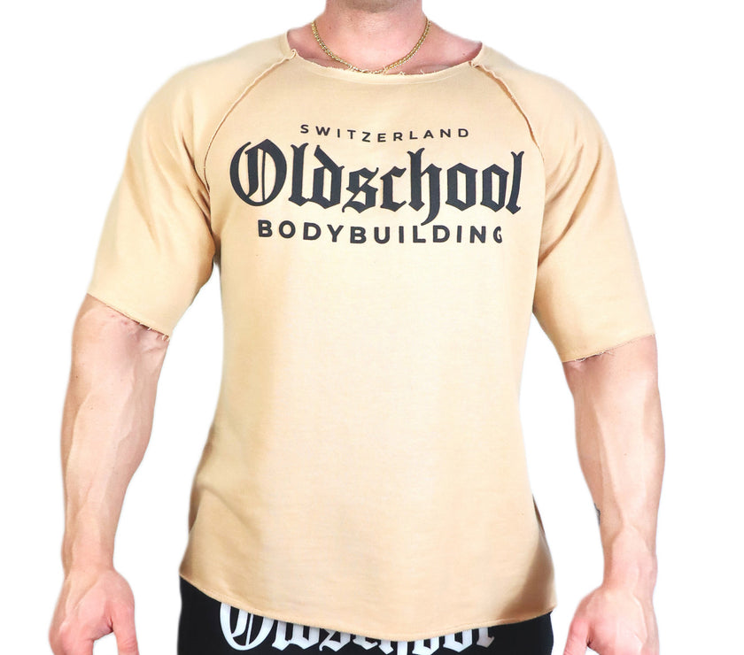 Oldschool Bodybuilding Switzerland Classic Rag Top - Beige