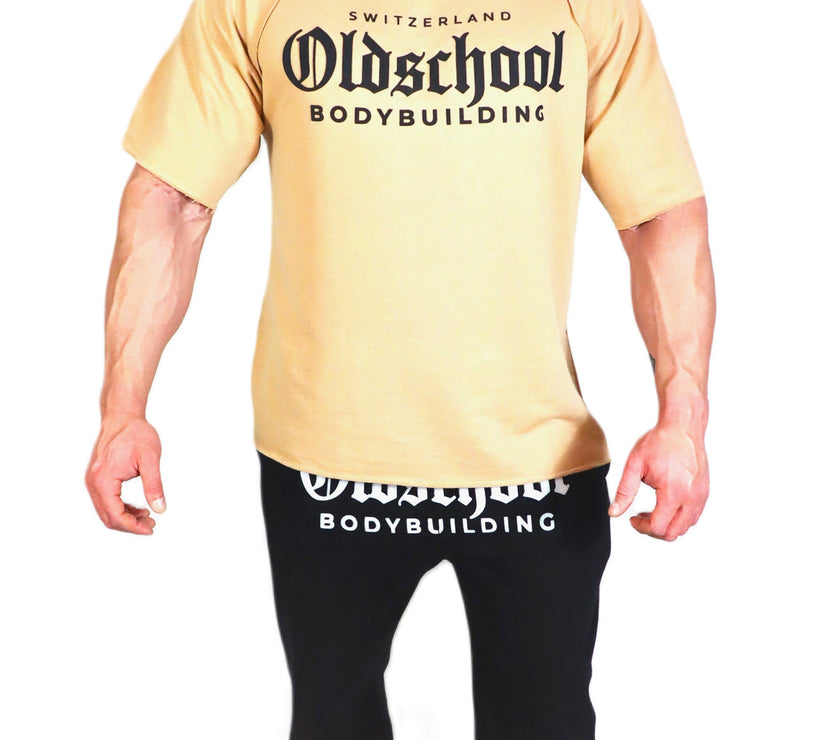 Oldschool Bodybuilding Switzerland Classic Rag Top - Beige