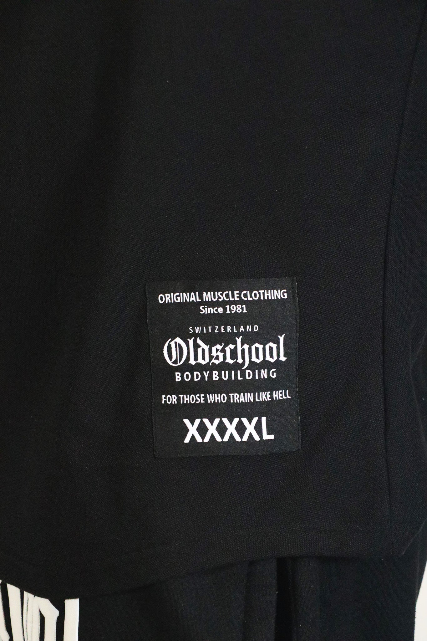 Oldschool Bodybuilding Switzerland  XXXXL Limited Edition Shirt - Schwarz/Neon Gelb