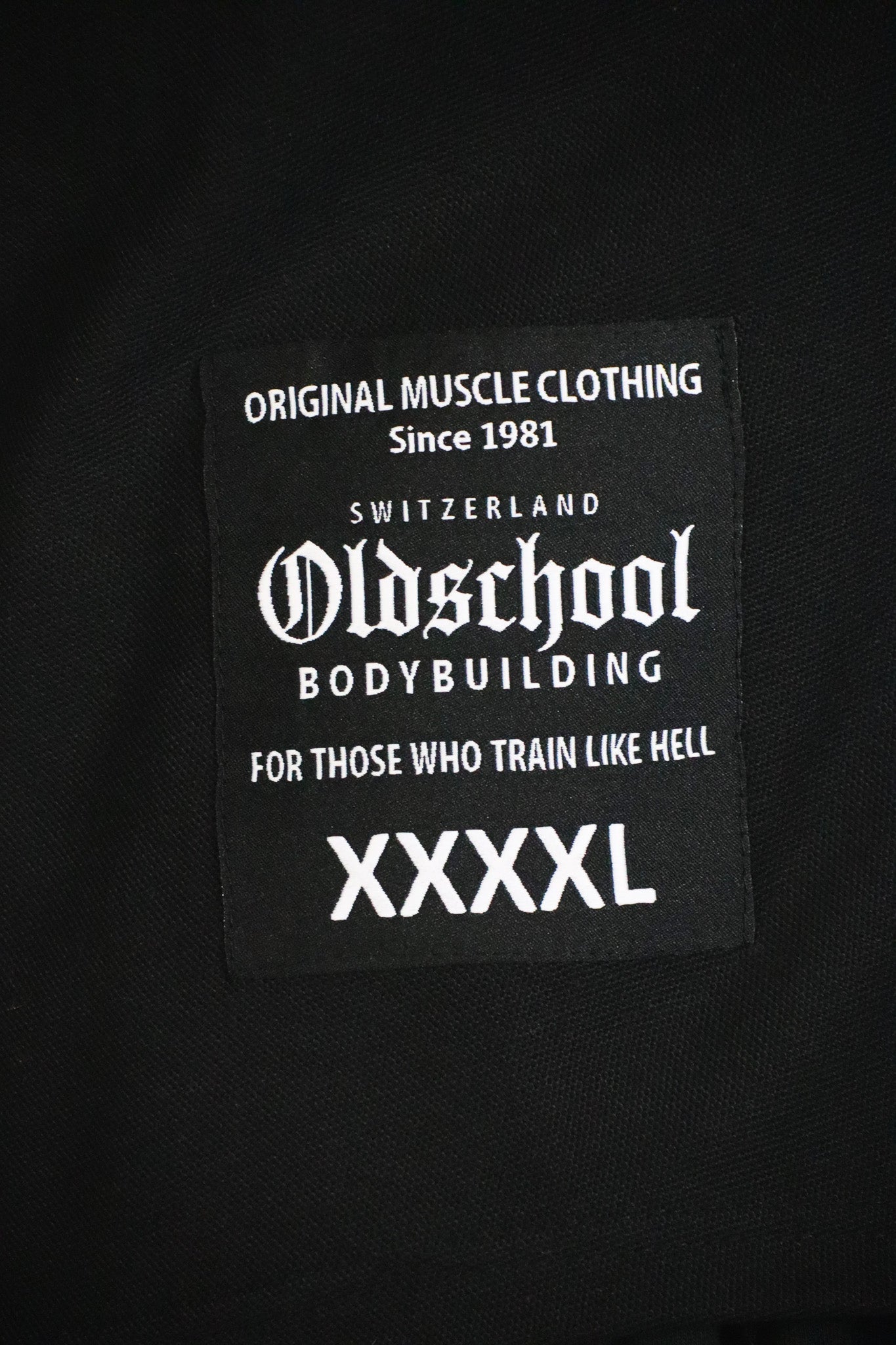 Oldschool Bodybuilding Switzerland  XXXXL Limited Edition Shirt - Schwarz/Neon Gelb