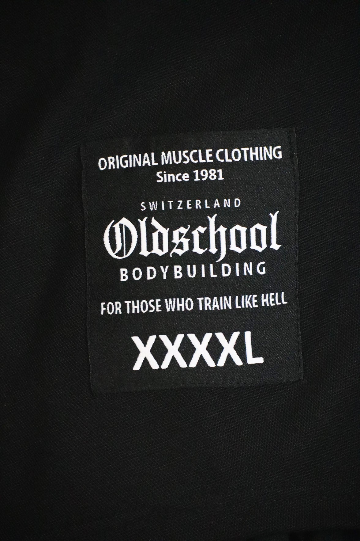 Oldschool Bodybuilding Switzerland  XXXXL Limited Edition Shirt - Schwarz/Neon Gelb