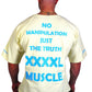 Oldschool Bodybuilding Switzerland  XXXXL Limited Edition Shirt - Vanille/Hellblau