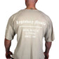 Oldschool Bodybuilding Switzerland Legendary Muscle Oversized Shirt - Beige/Weiss