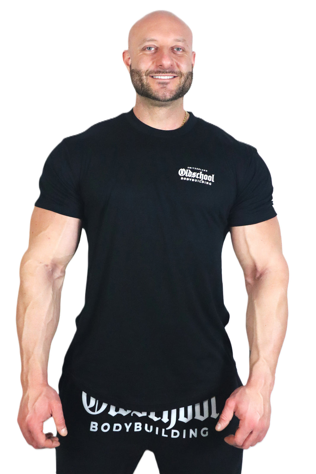 Oldschool Bodybuilding Switzerland Not For Pussyboys T-Shirt - Schwarz