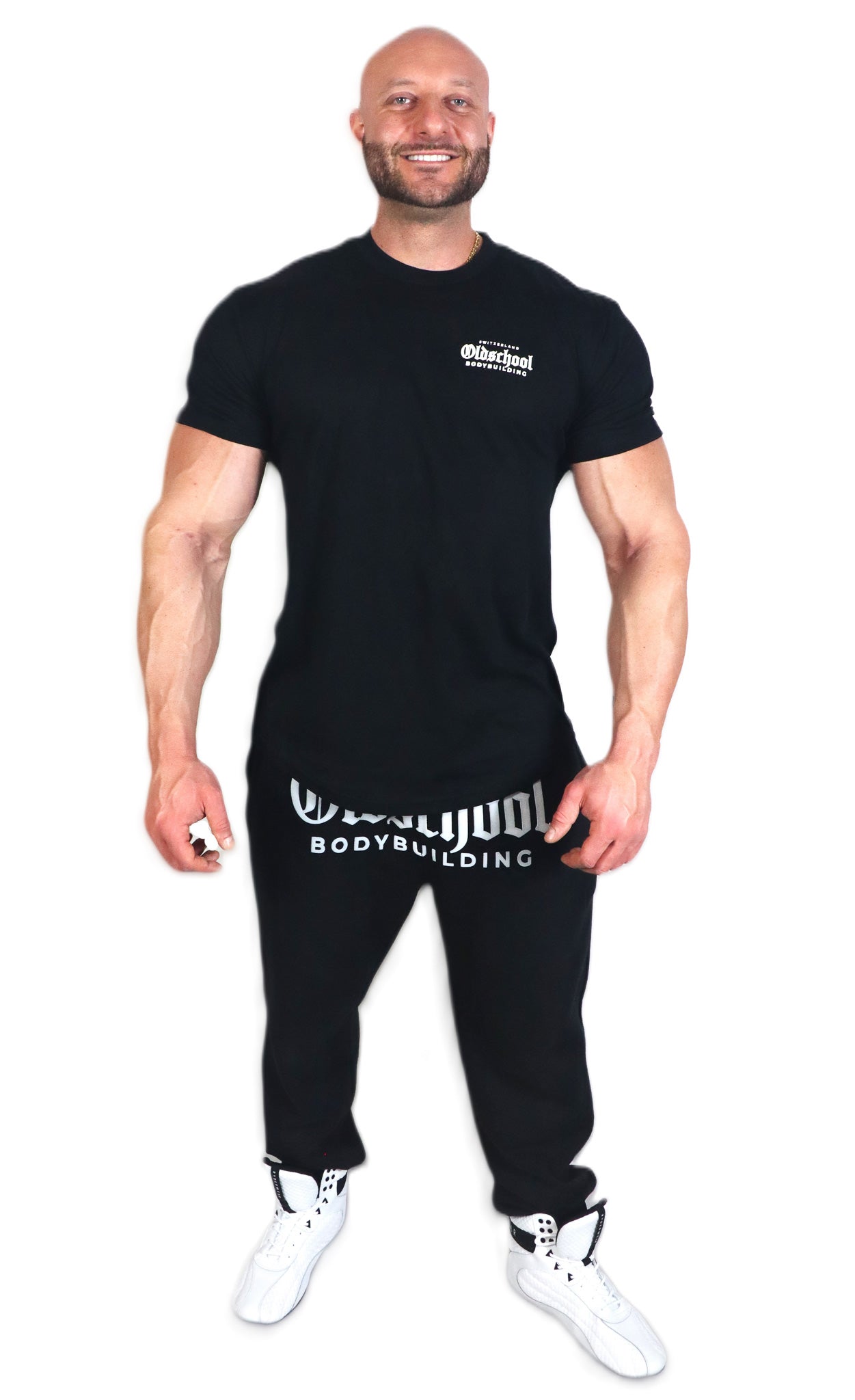 Oldschool Bodybuilding Switzerland Not For Pussyboys T-Shirt - Schwarz