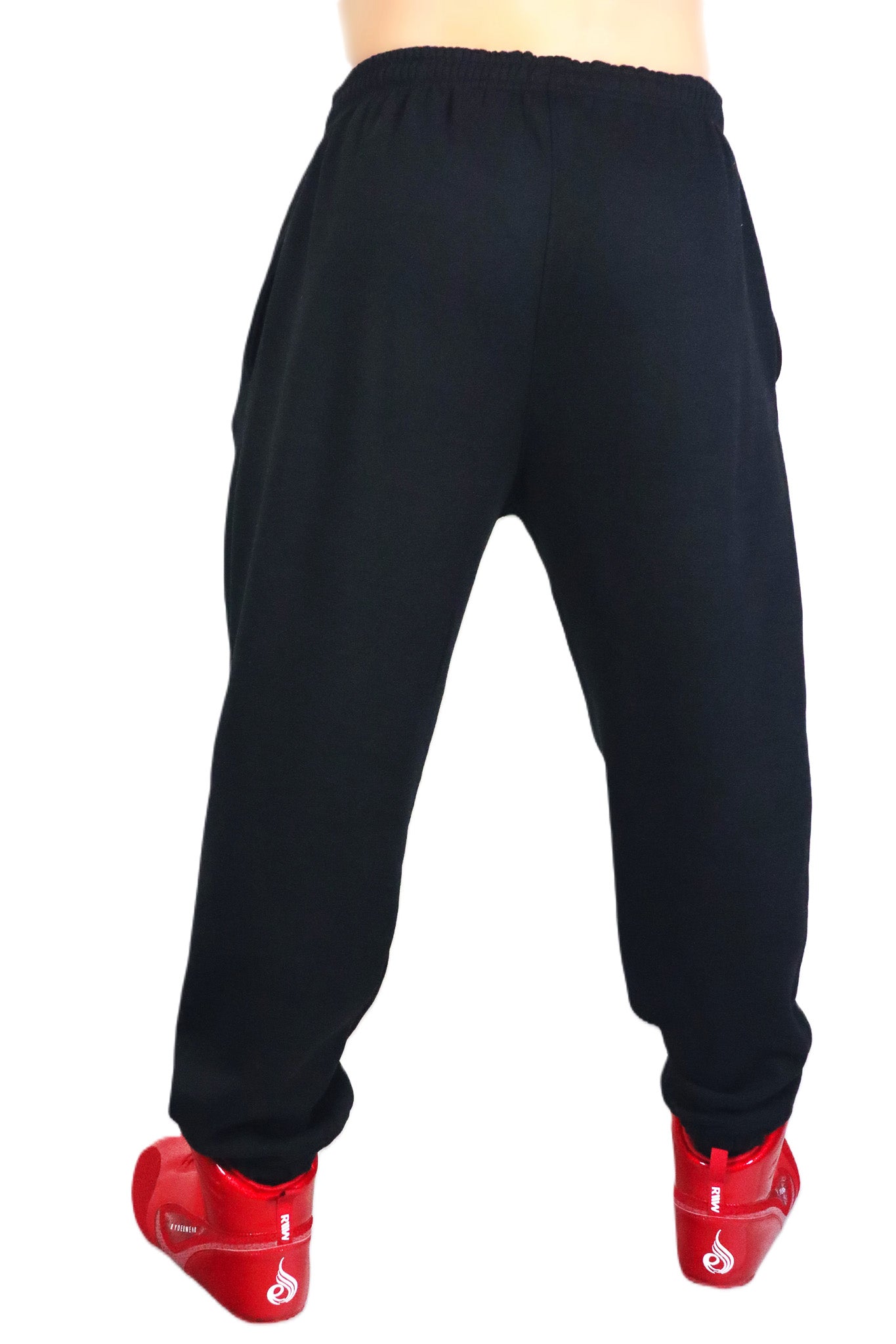 Oldschool Bodybuilding Switzerland Signature Pants - Schwarz/Rot