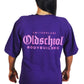 Oldschool Bodybuilding Switzerland Classic Oversized Shirt - Violett/Pink