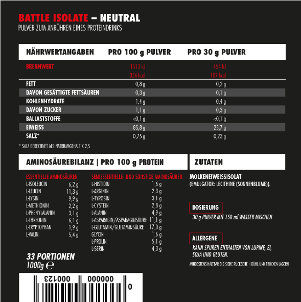 Big Zone Battle Isolate 1000g