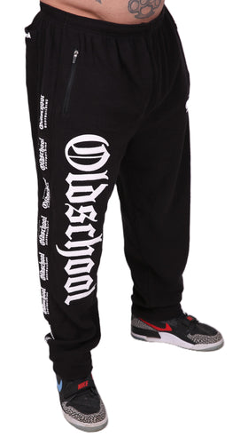 Oldschool Bodybuilding Switzerland Hardcore Pants - Schwarz/Weiss