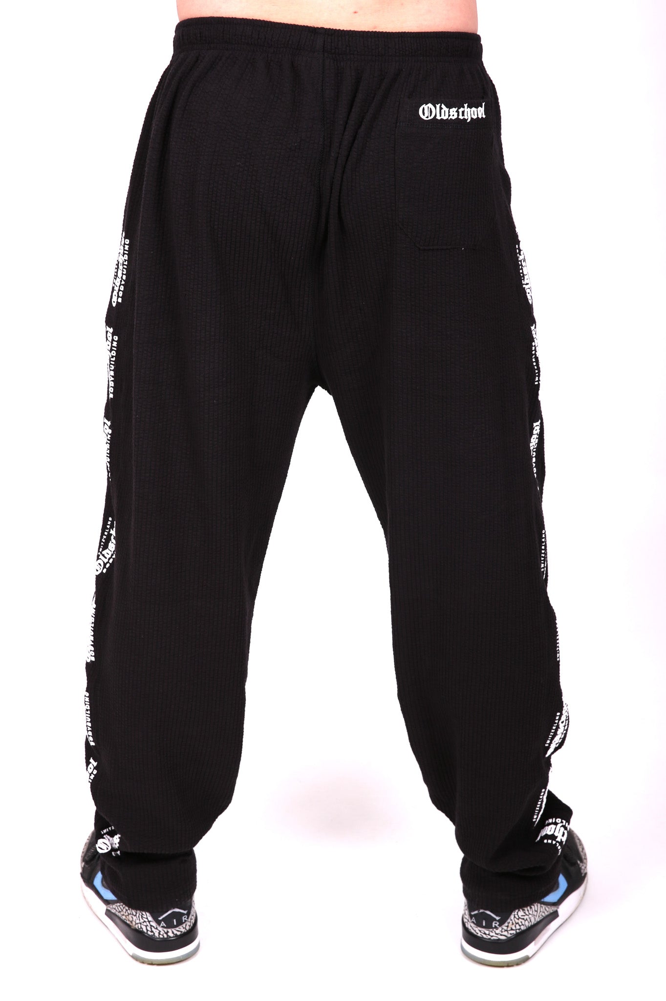Oldschool Bodybuilding Switzerland Hardcore Pants - Schwarz/Weiss