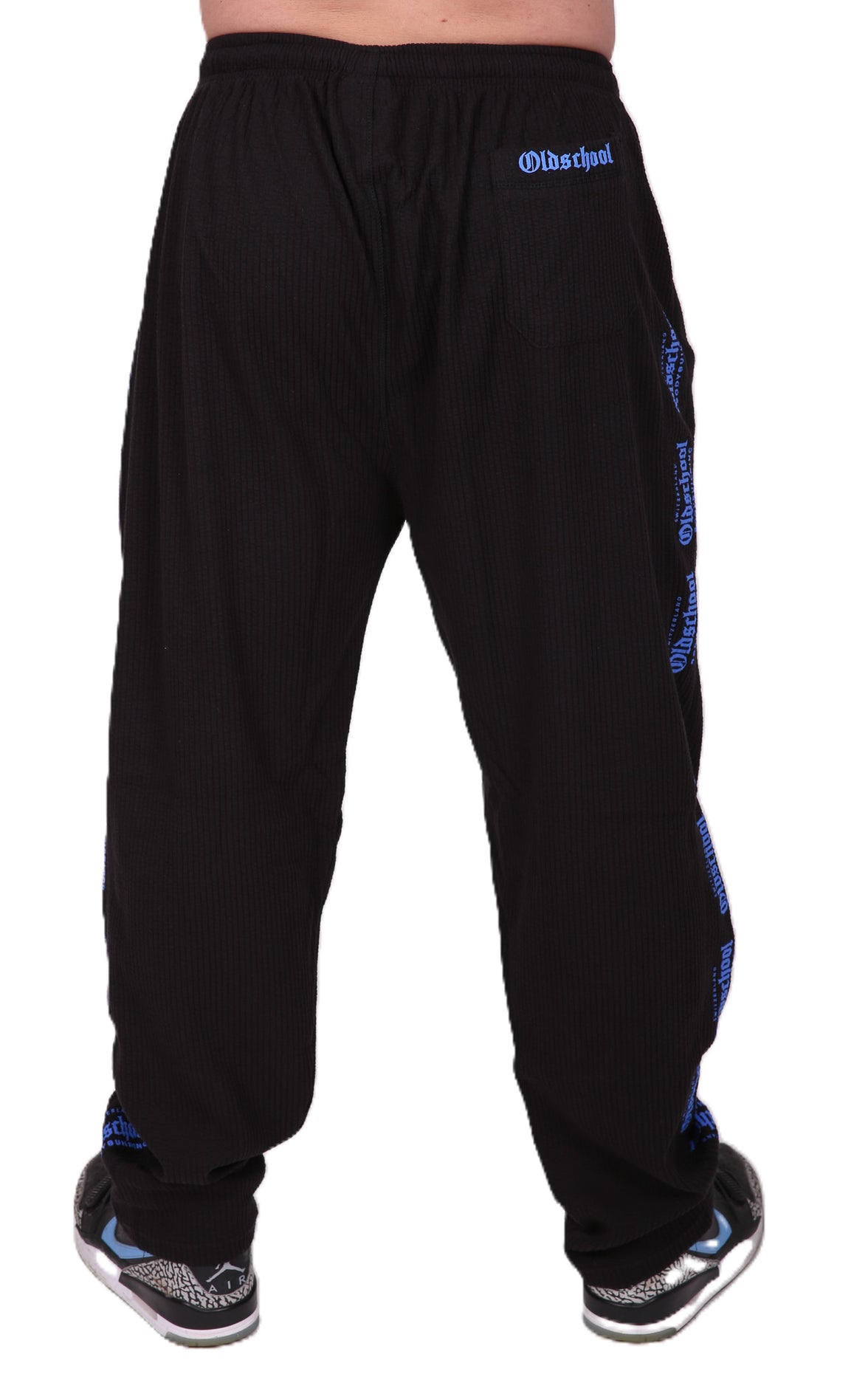 Oldschool Bodybuilding Switzerland Hardcore Pants - Schwarz/Blau
